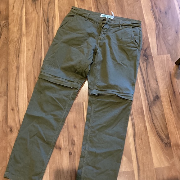 Brand new Mens Medium Dark Green Cargo Pants could make into shorts. - Picture 4 of 6